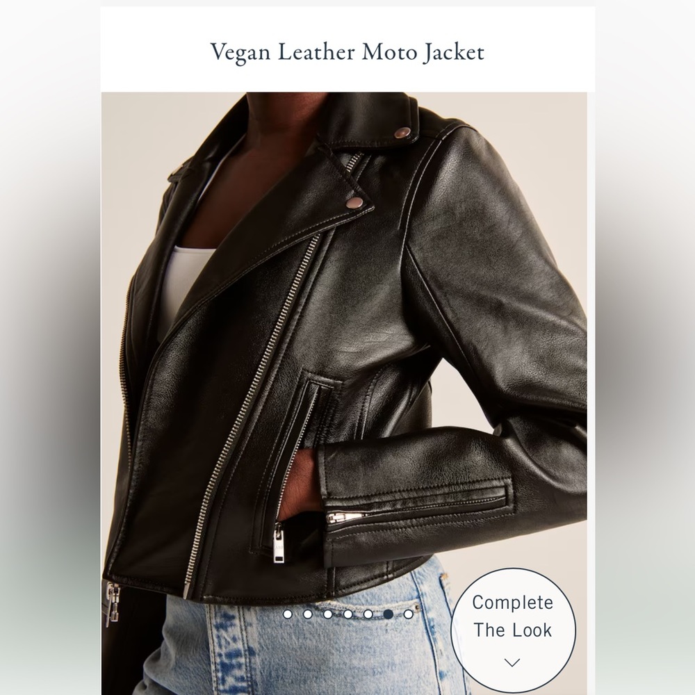 NWOT Leather Moto Jacket